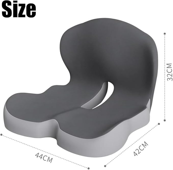 Back and Seat Cushion, Trucker Seat Cushions for Long Sitting, Car seat Cushion with Back Support, Seats Cushions for Lumbar Pain and Supporting The HIPS, Trucker Essentials (I)