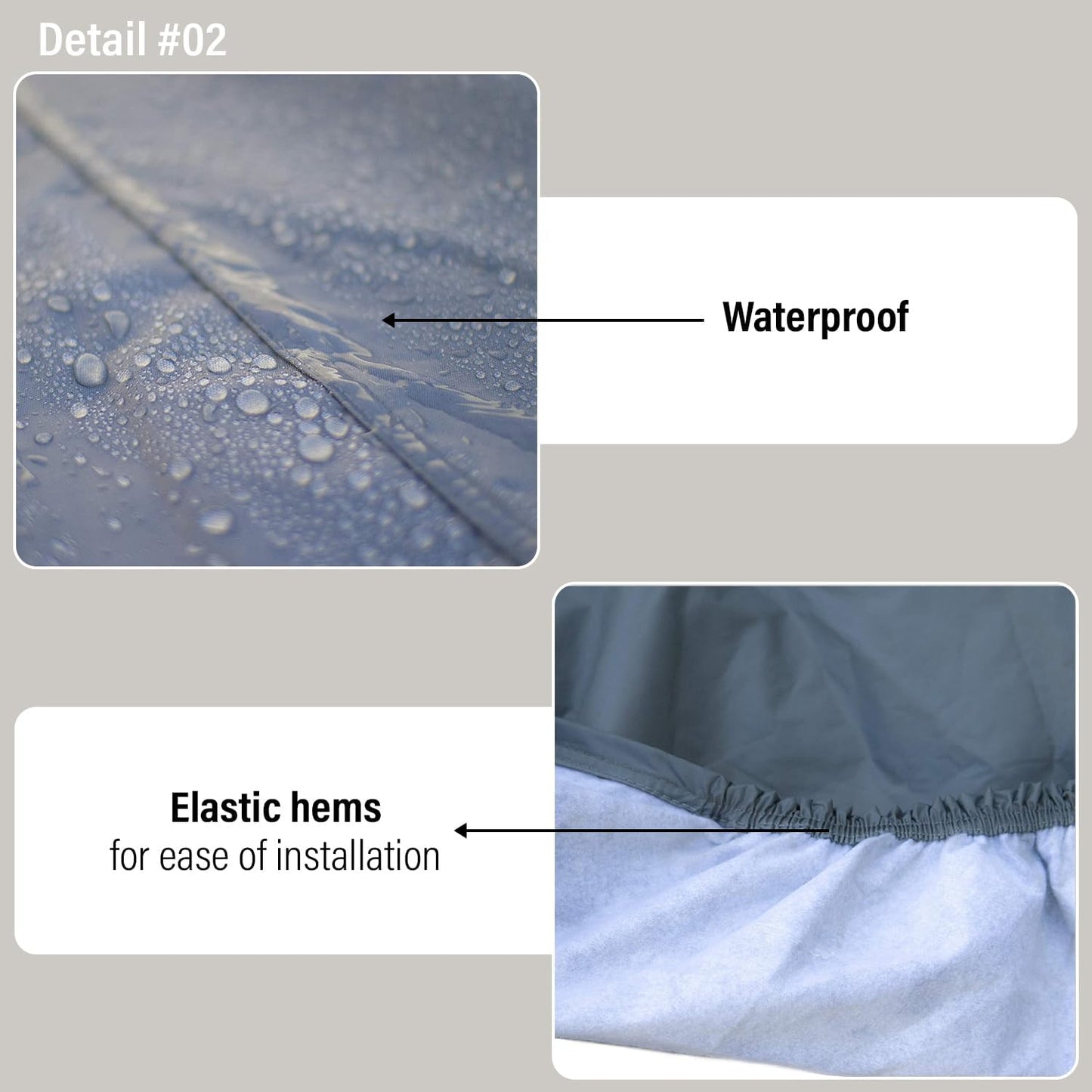 Supreme Full Car Cover – for Pontiac Grand Safari 1971-1976 Wagon 4-Door Semi Custom Fit Waterproof Full Coverage All Weather Windproof Dust Proof Indoor Outdoor Automobile
