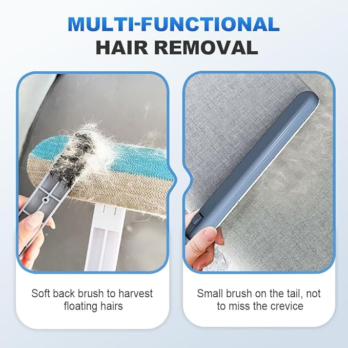 Moonboat Multifunctional Hair Removal Brush, Cleaner Pro Pet Hair, Cat Dog Hair Broom Lint Remover Scraper, Suitable for Carpet Rugs Bed Couch Curtains (A-1PC)