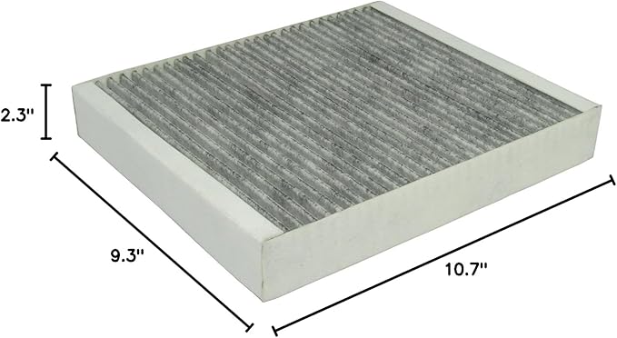 ECOGARD XC36154C Premium Cabin Air Filter with Activated Carbon Fits 2022-2025 Chevrolet Captiva, 2011-2015 Cruze, 2013-2022 Trax, 2013-2022 Buick Encore, 2013-2015 Chevrolet Malibu (Pack of 6)