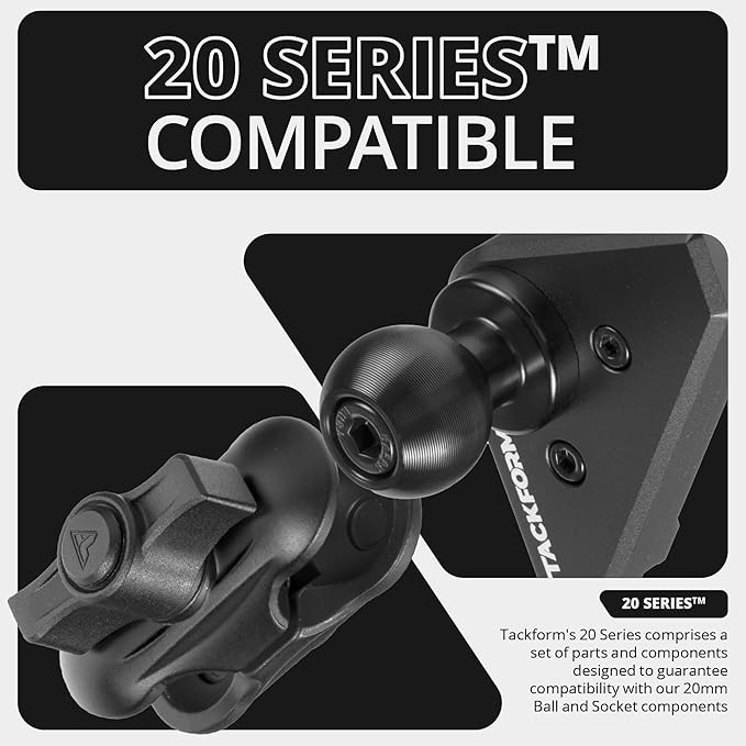 Tackform Link Vent Mount Magnetic Phone Holder - Compatible with 2021-2025 Ford F150 & Raptor, 2023-2025 Ford Super Duty | Aluminum | 2" Arm | Purple | (NOT MAGSAFE Compatible)