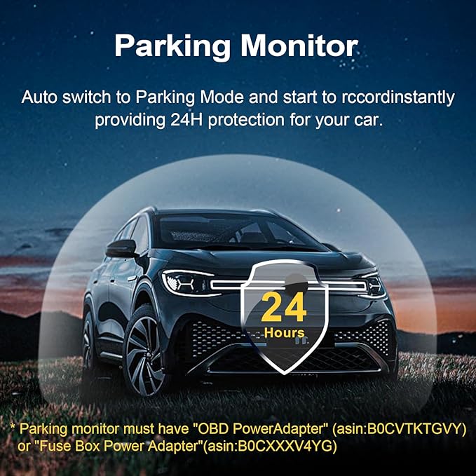 Mangoal STARVIS 2 Front 4K HDR Dash Cam IMX678, Fit for Ford Bronco 2025 2026(Model B), 5GHz WiFi, GPS, Support 512GB Max(Additional Purchases)