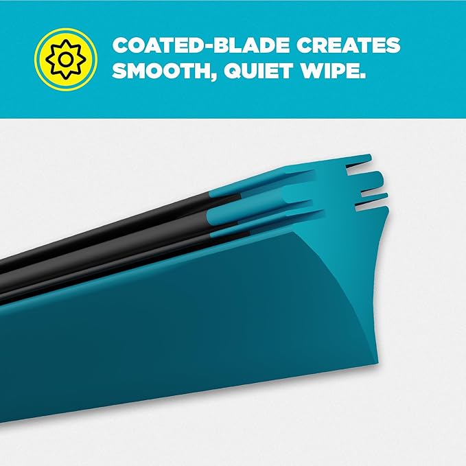 Invisible Glass CSB16 Ceramic Silicone 16" Premium All-Season Windshield Wiper Blade – Automotive Replacement Beam Blade with HydroGuard Water Repellent Coating for Quiet, Streak-Free Performance
