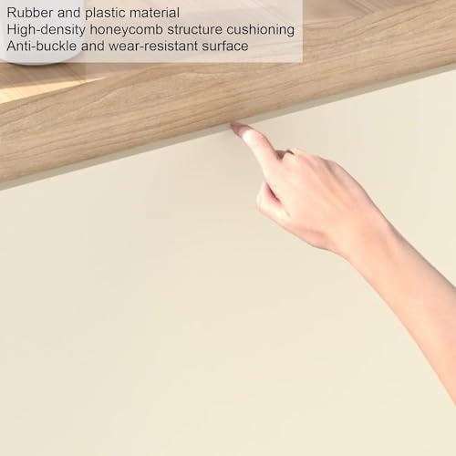 Garage Wall Protectors - Heavy-Duty Self-Adhesive Rubber Foam Pads for Studio & Gym Walls, Grey, 39.3x39.3in/100x100cm, Impact-Resistant Wall Guard