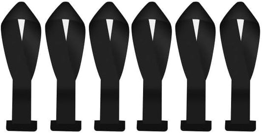 FIVKLEMNZ Car Roof Bag Cargo Carrier Door Hooks, Use to Secure Roof Bags Without Need for Roof Rack, 6 Door Hooks Only