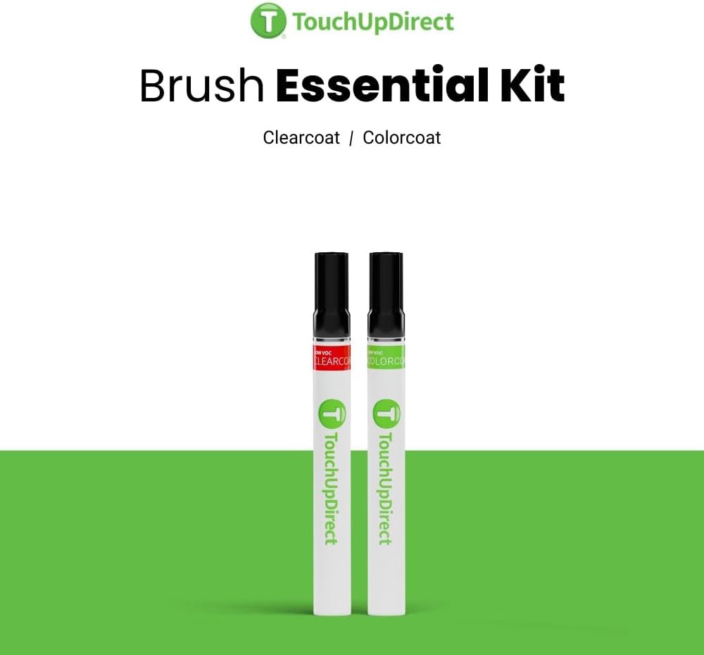 TouchUpDirect 3T3 Ruby Flare Pearl Compatible with Toyota Exact Match Touch Up Paint Brush - Essential Kit