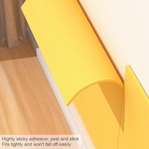 Self-Adhesive Garage Wall Protectors - Grey Rubber Foam Guards for Studio & Gym, 39.3x39.3in (100x100cm) - Wall Protection & Damage Prevention