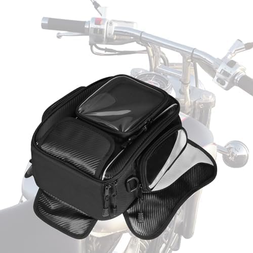 Motorcycle Tank Bag for BMW G310GS G310 GS G 310 GS, Magnetic & Strap Mount Tank Bag for Motorcycles, Motorcycle Touring Navigation Luggage Bag Tank Bags, B Magnetic