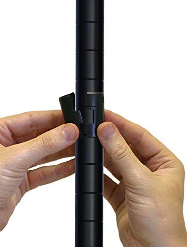 Omega 36" Deep x 72" Wide x 36" High 3 Tier Black Starter Shelving Unit