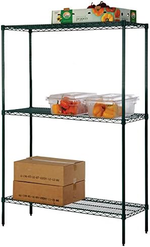 Omega 36" Deep x 36" Wide x 74" High 3 Tier Freezer Starter Shelving Unit