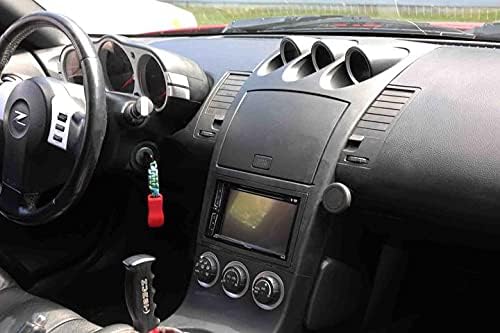 Course Motorsports DirectFit Magnetic Phone Mount and Car Phone Holder for Nissan 350Z (2002-2009) - Automatic Gripping Charger (Black)