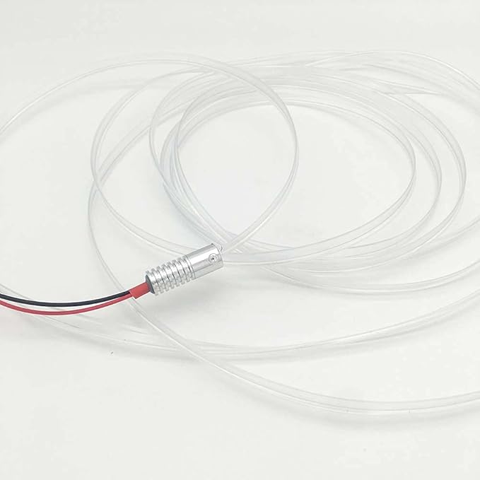2mm 5meters Car Home LED Ambient Plastic Optic Fiber Light Source Kit Tool Free (12V,Red)