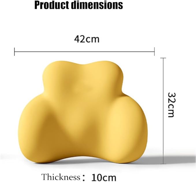 Car Lumbar Support Pillow for Mercedes-Benz E Class Convertible A238 2021 2020 Memory Foam Back Support Cushion Breathable Car Seat Lumbar Pad Accessories,Beige