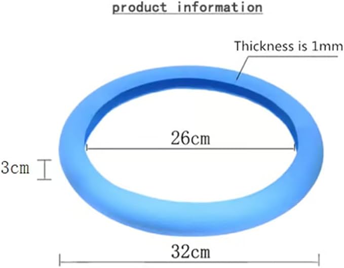 Car Steering Wheel Protective Cover, Silicone Steering Wheel Cover Grip, Cool Non-Slip Thin Steering Wheel Protector, Stretchy, Silent, Fits 13/14/15/16 inch Wheels (Beige)