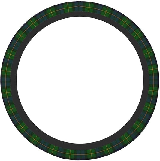 Thickened Elastic Steering Wheel Cover, Gordon Clan Tartan Plaid Ultra, Soft, Breathable, Fit for Cars, SUVs, Trucks, Stylish Comfortable Grip