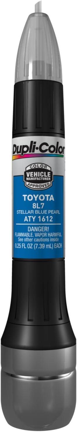 Dupli-Color ATY1612 Scratch Fix All-In-1 Exact-Match Automotive Touch-Up Paint – Toyota Stellar Blue Pearl – 0.25 oz. Paint Pen