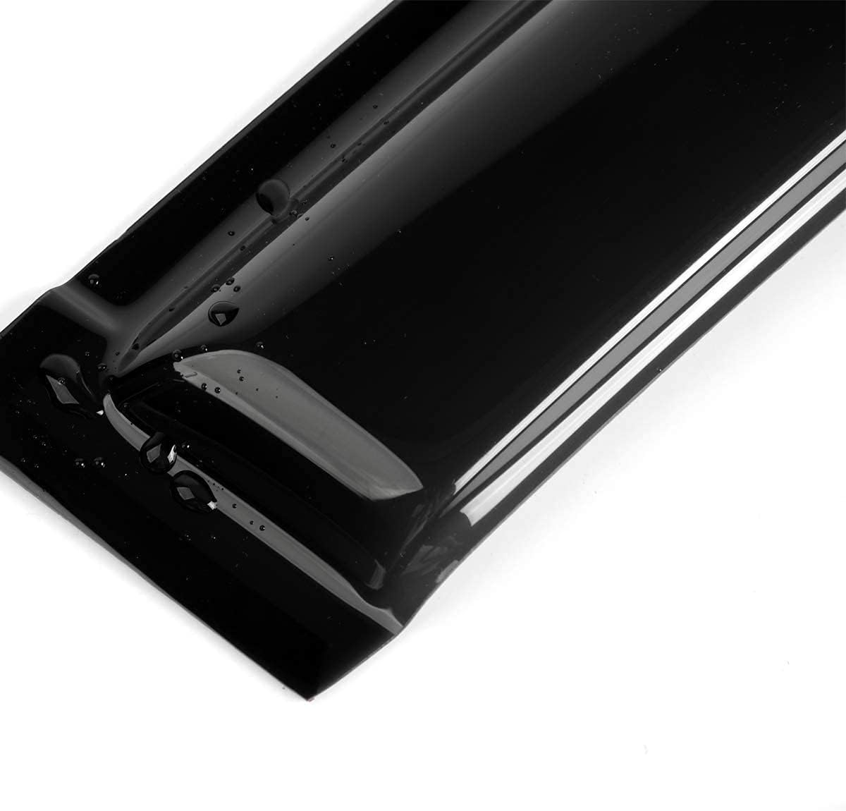 94819 Side Window Wind Deflector,4pc Outside Mount Style Nice Sun Rain Guards Set,Window Visor fit for 2002-2010 Ford Explorer & Mercury Mountaineer, 2003-2005 Lincoln Aviator