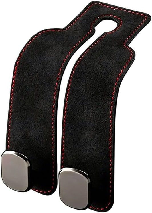 2026 Car Headrest Storage Hooks - Universal Backseat Hanger Organizer for Handbags & Grocery Bags (4, Black)