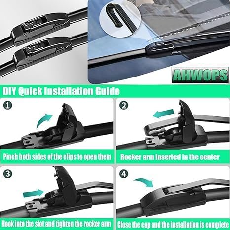 3 Wiper Front and Rear Wiper Blades for Scion xB 2008-2015, OE Original Style (22″/20″ Front/14″ Rear) For My Car