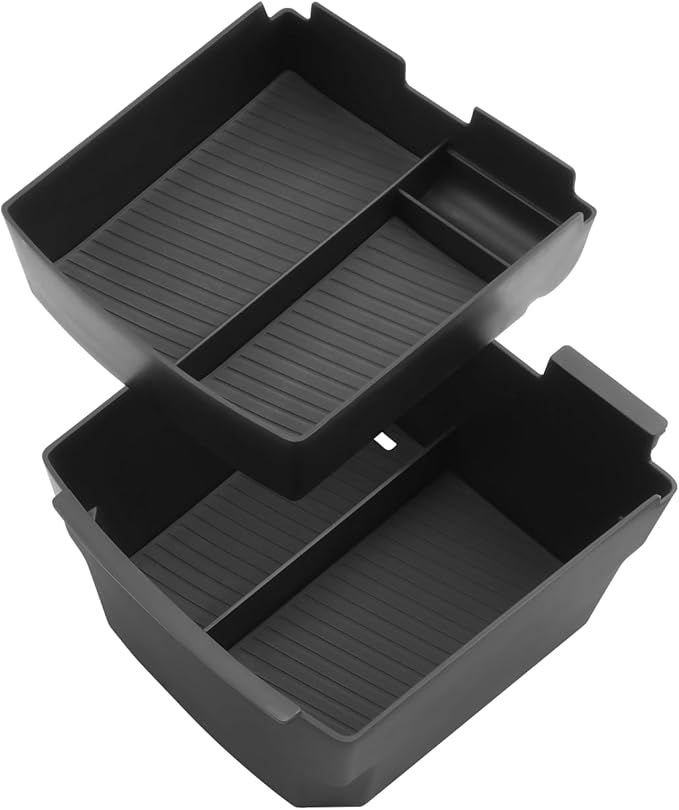 BIBIB0 3Pack 2025 2026 Tucson Limited Center Console Organizer for 2026 2025 Hyundai Tucson(Limited)/Tucson Hybrid/Tucson Plug-in Hybrid Armrest Inserts Tray -ONLY Fit Electronic Shift