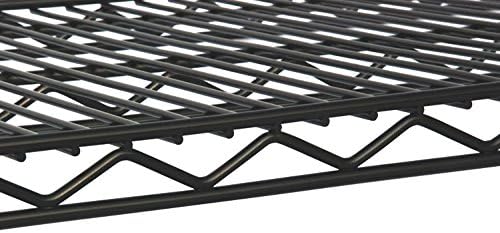 Omega 21" Deep x 72" Wide x 80" High 3 Tier Black Starter Shelving Unit