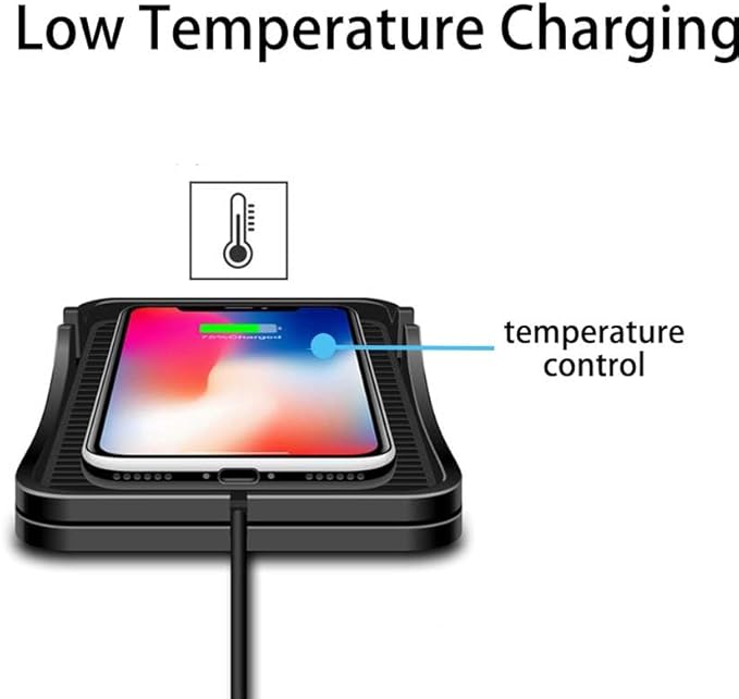 Wireless Car Charger for Hyundai Santa Fe 2001-2026, Charging Station 2-in-1, Wireless Charging Stand Phone, Magnetic Wireless Charger,1M-Type C