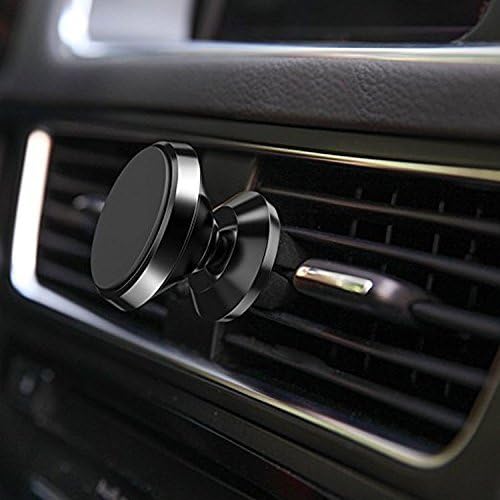 eTECH Magnetic Phone Car Mount Holder, Magnetic Mount Universal Air Vent for iPhone X / 8 Plus / 7 / 6S / 5S, Galaxy S5 / S6 / S7 / S8 / S9, Google Pixel, LG, & Other Smartphones (2Pack Silver)