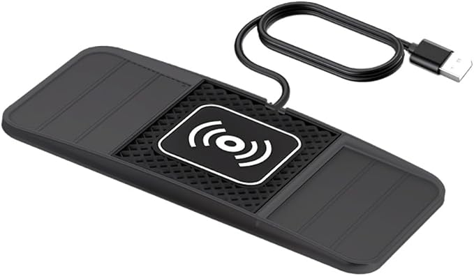 Wireless Charging Pad for Car for Mazda CX-50 2023-2026, DIY Trim-to-Fit Slim Non Slip Fast Charger Car Wireless Charging Pad 30CM Cable,B 30cm USB Plug Cable