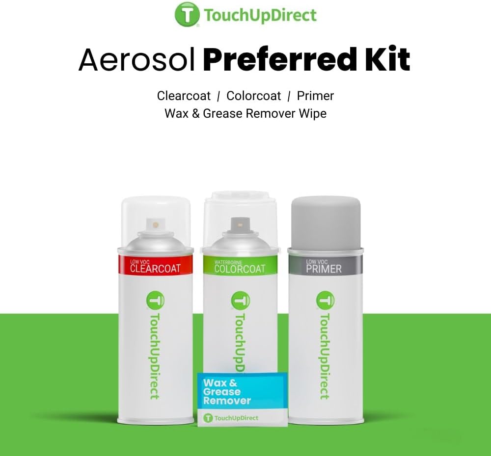TouchUpDirect 1G3 Magnetic Gray Metallic Compatible with Toyota Exact Match Touch Up Paint Aerosol - Preferred Kit