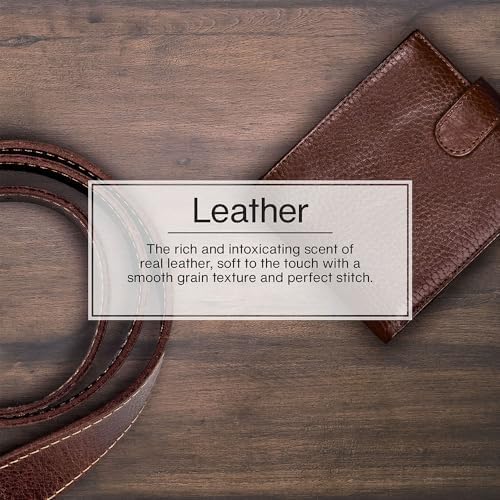 LITTLE TREES Car Air Freshener | Hanging Tree Provides Long Lasting Scent for Auto and Home | Leather, 24 Air Fresheners