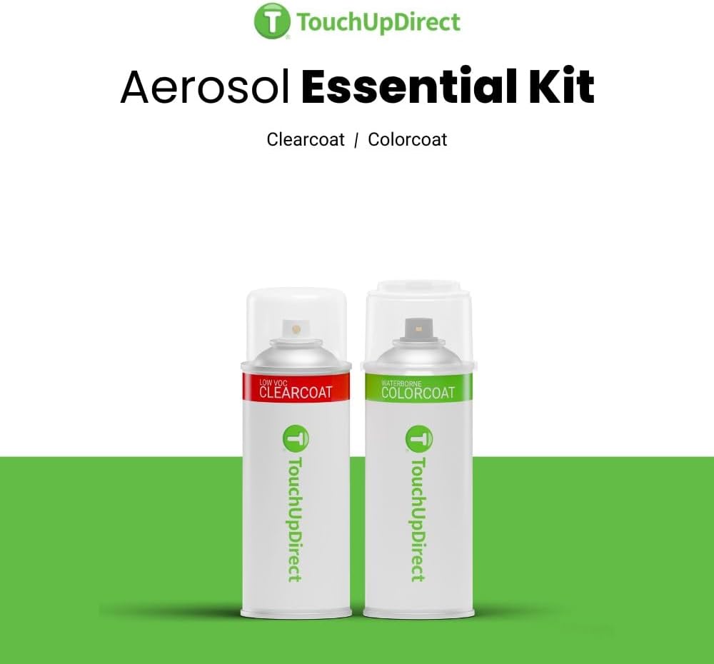 TouchUpDirect 8X2 Blue Eclipse Metallic Compatible with Toyota Exact Match Touch Up Paint Aerosol - Essential Kit
