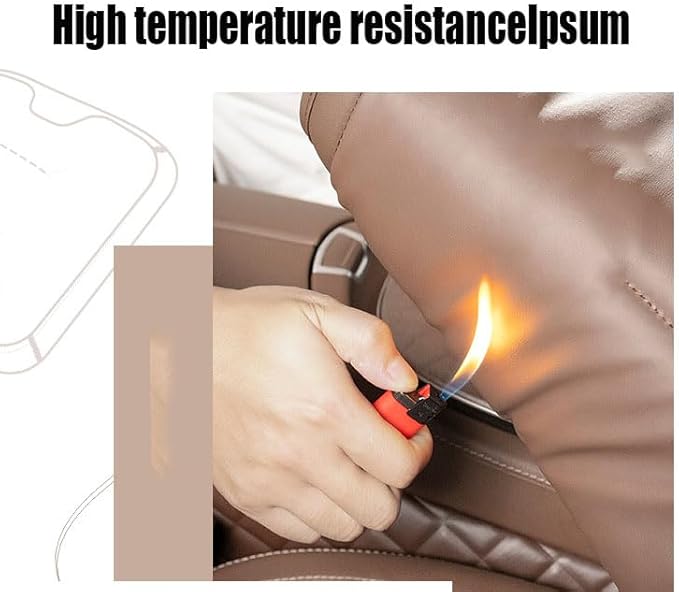 2026 New Skin-Friendly & Dirt-Repellent Leather Seat Cushions, Ergonomic Memory Foam Lumbar Support, Non-Slip Breathable Cover, Removable Washable, Ideal for Drivers & Office Long Sitting (yellow)
