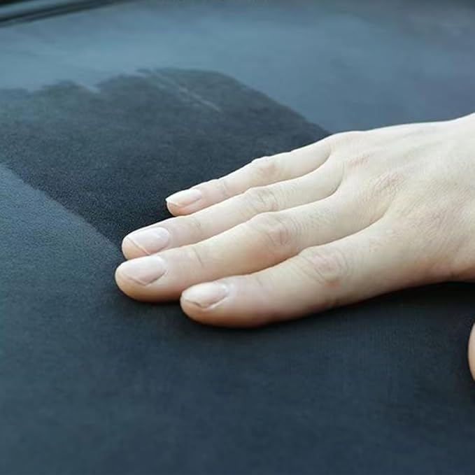 Dashboard Cover for Chevy Silverado(Double Storage Box) 2007-2013,Anti-Glare Sun Shield,Non-Slip Custom Fit Dash Mat,Interior Protector,Flannel