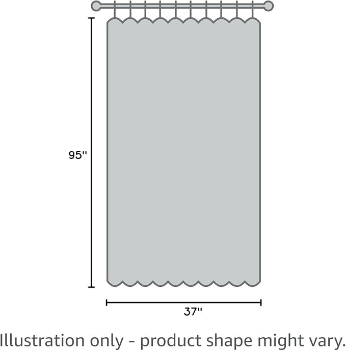 Bujasso Grey 90% Blackout Curtains with Sheer Overlay Mix and Match Double Layer Window Curtains Thermal Insulated 95 inch for Living Room Bedroom Gray Drapes with Tiebacks Grommet Top 37" Wx95 Lx2