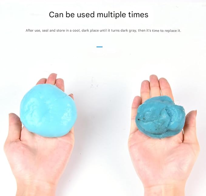 Car Cleaning Gel for DS 5 2011 2012 2013 2014 2015 2016 2017 2018, 200g × 2 Pack Car Interior Cleaner Slime, Auto Detailing Tools, Auto Dust Car Crevice Cleaner
