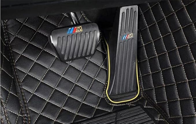 Custom Floor Mats for Cars fit 95% Sedan SUV Sports Car Full Coverage All Weather Men Women Pads Protection Non-Slip Leather Floor Liners (White)