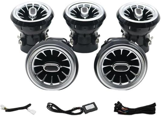 12 Colors Air Vent LED Ambient Light Atmosphere Lamp For Mercedes Benz W156 GLA-Class