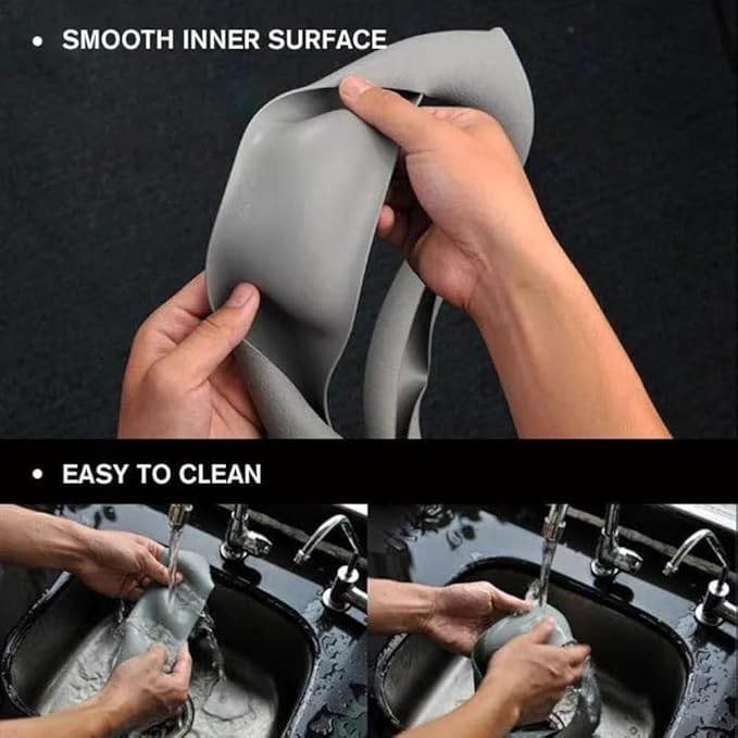 Car Steering Wheel Protective Cover, Silicone Steering Wheel Cover Grip, Cool Non-Slip Thin Steering Wheel Protector, Stretchy, Silent, Fits 13/14/15/16 inch Wheels (Light Gray)
