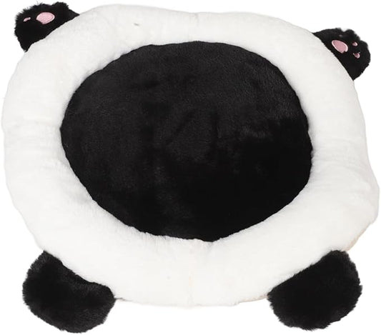 Healifty Cute Panda Car Seat Cushion Lumbar Support Pillow Easy to Clean Creative Design for Comfort for Drives Cars Trucks