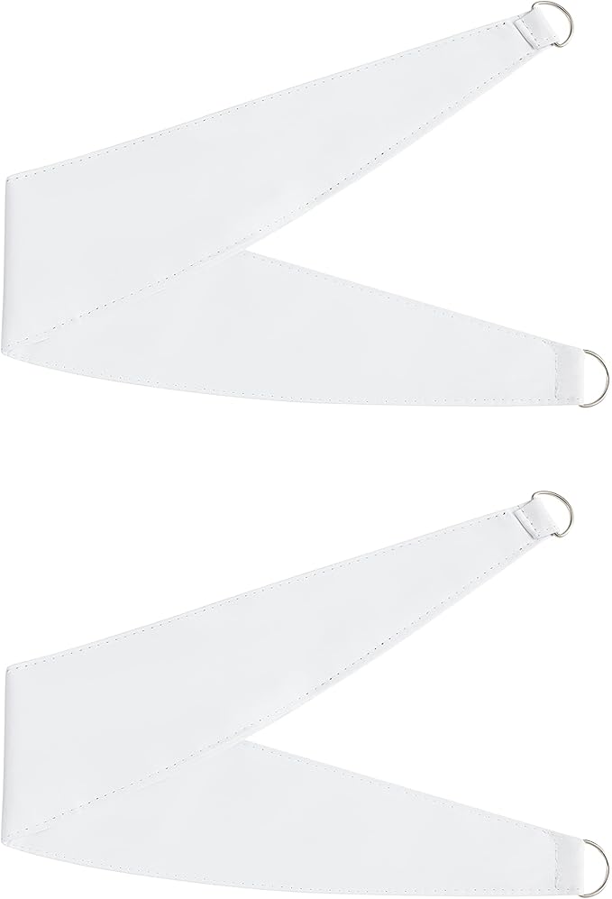 Bujasso White Full Blackout Curtain Panels with Sheer Overlay Mix and Match Double Layer Thermal Insulated Window Treatment Set for Living Room White Drapes with Tiebacks Grommet Top 54" Wx63 Lx2
