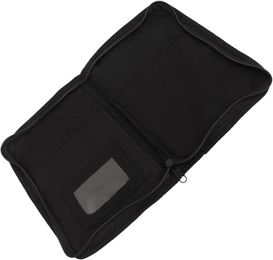 Car Glove Compartment Organizer 6 Pockets Multifunctional Zipped Design Portable Document Holder Universal for Car