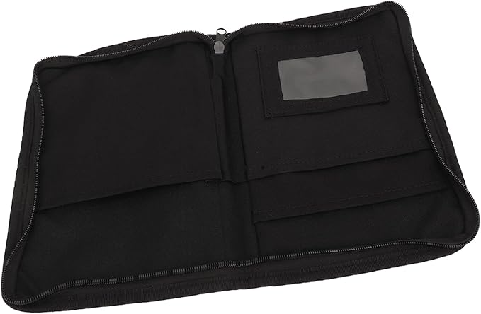 Car Compartment Organizer 6 Pockets Zippered Design Multifunctional Vehicle Document Box Organizer Universal for Car