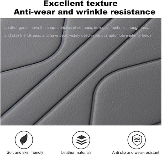 Center Console Armrest Cover Compatible with Dodge Ram 2500 2012-2024 Leather Car Armrest Cushion Pad Protector Black Interior Accessories,Coffee Brown
