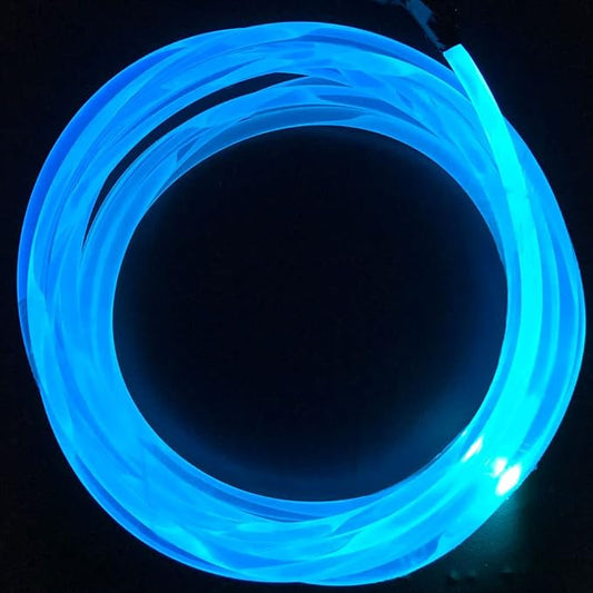 10ft Super Bright MMA Plastic Optic Fiber Side Glow for LED Light Source Soft Optical Light Guide Strip