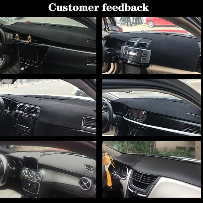 Dashboard Covers for Compass 2022-2023,Premium Microfiber Suede Fabric Anti-Glare & Non-Slip Dash Pad,Custom Fit,Microfiber Suede