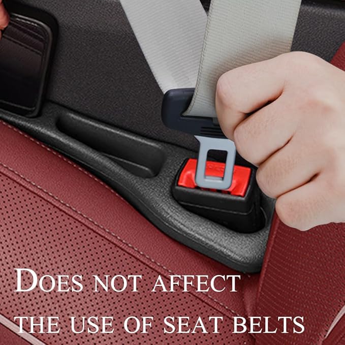 Car Seat Gap Filler Organizer Compatible with Subaru Crosstrek Accessories Seat Gap Plug Blocker with Storage Slot Non-Slip Car Cup Holder Coaster Black