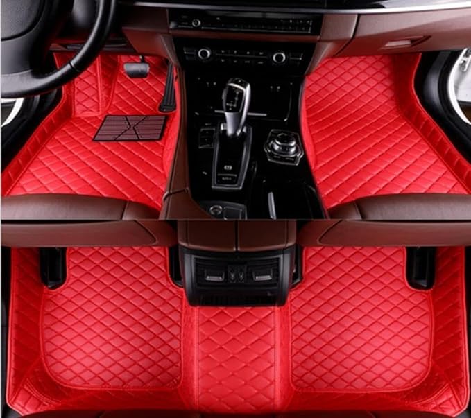 Custome Car Mats Accessories All Weather Floor mats Compatible with Automotive Floor Mats Passenger car mats (Black Blue)