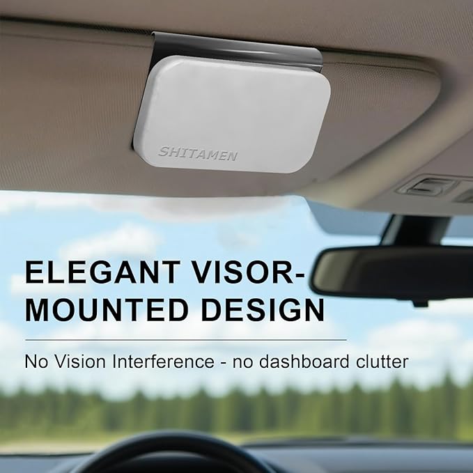 Car Air Freshener, Stone Air Freshener, Automotive Odor Eliminator for Visor Clip- Car Fresheners Long Lasting - CLIP INCLUDED (Teak/Starter Kit)