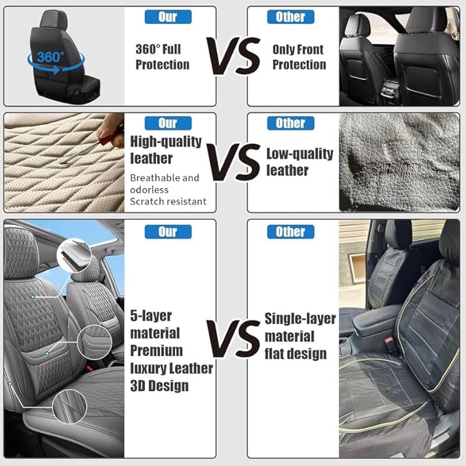 Front Seat Car Seat Covers Custom Fit for Mercury Mariner 2005-2011 - Premium Faux Leather with Lumbar Support | Breathable, Waterproof, Anti-Slip, Durable (Pink,Front Seat)