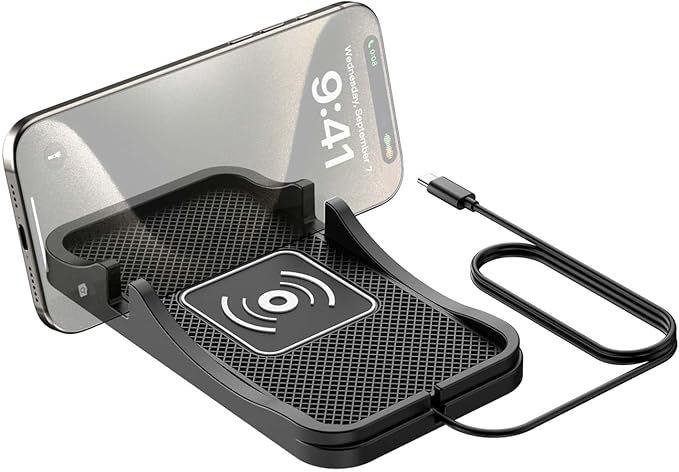 Wireless Car Charger for Kia K4 2025, Charging Station 2-in-1, Wireless Charging Stand Phone, Magnetic Wireless Charger,1M-Type C